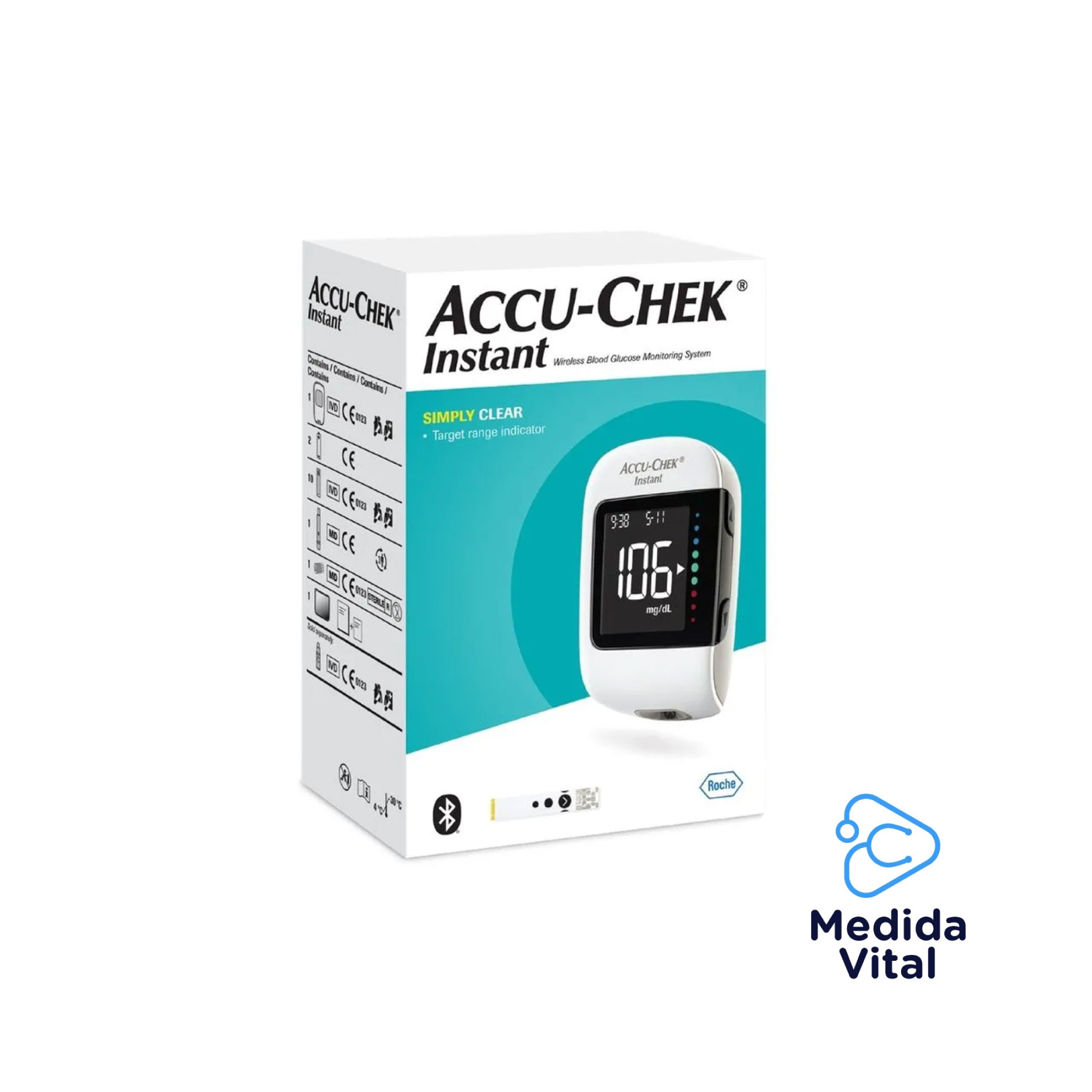 Kit Glucómetro Accu Chek Instant