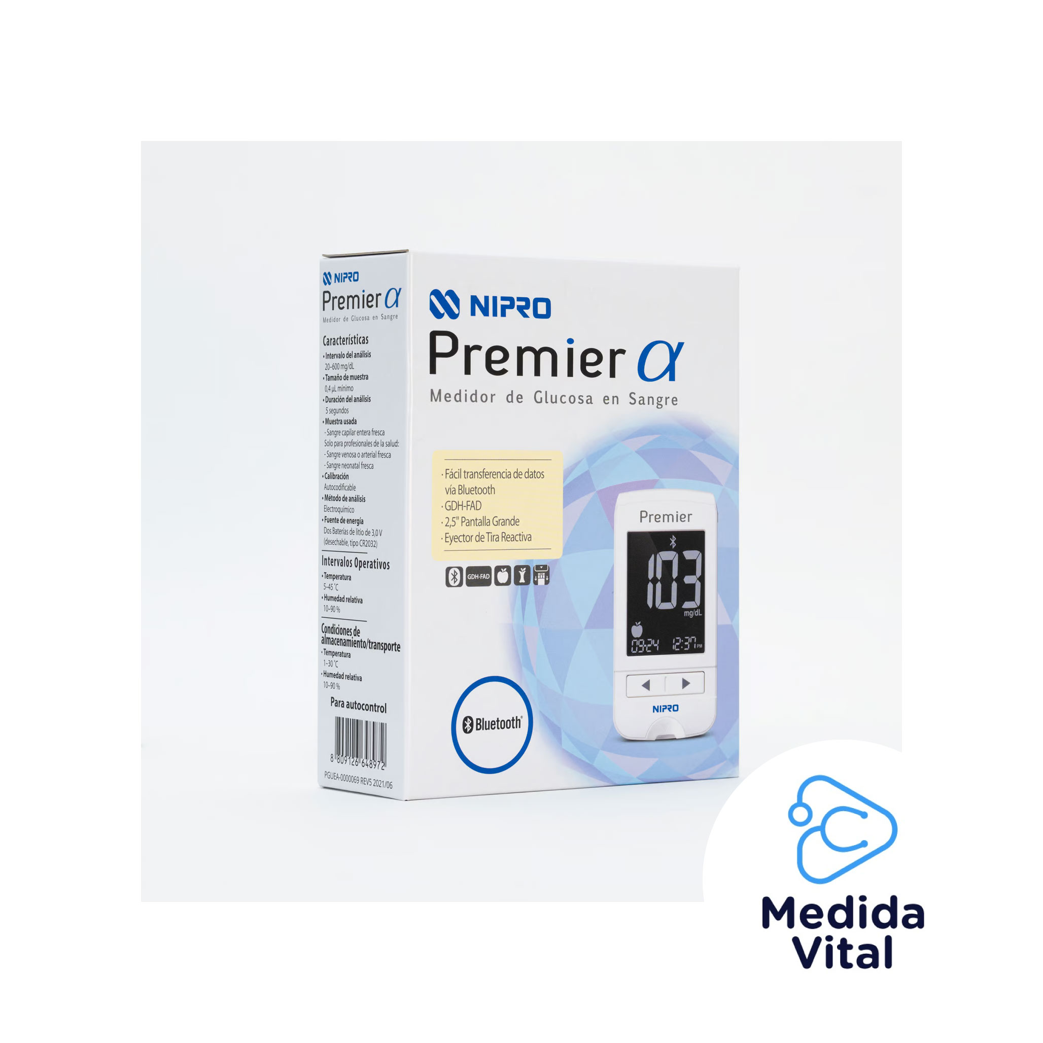 Glucómetro Nipro Premier