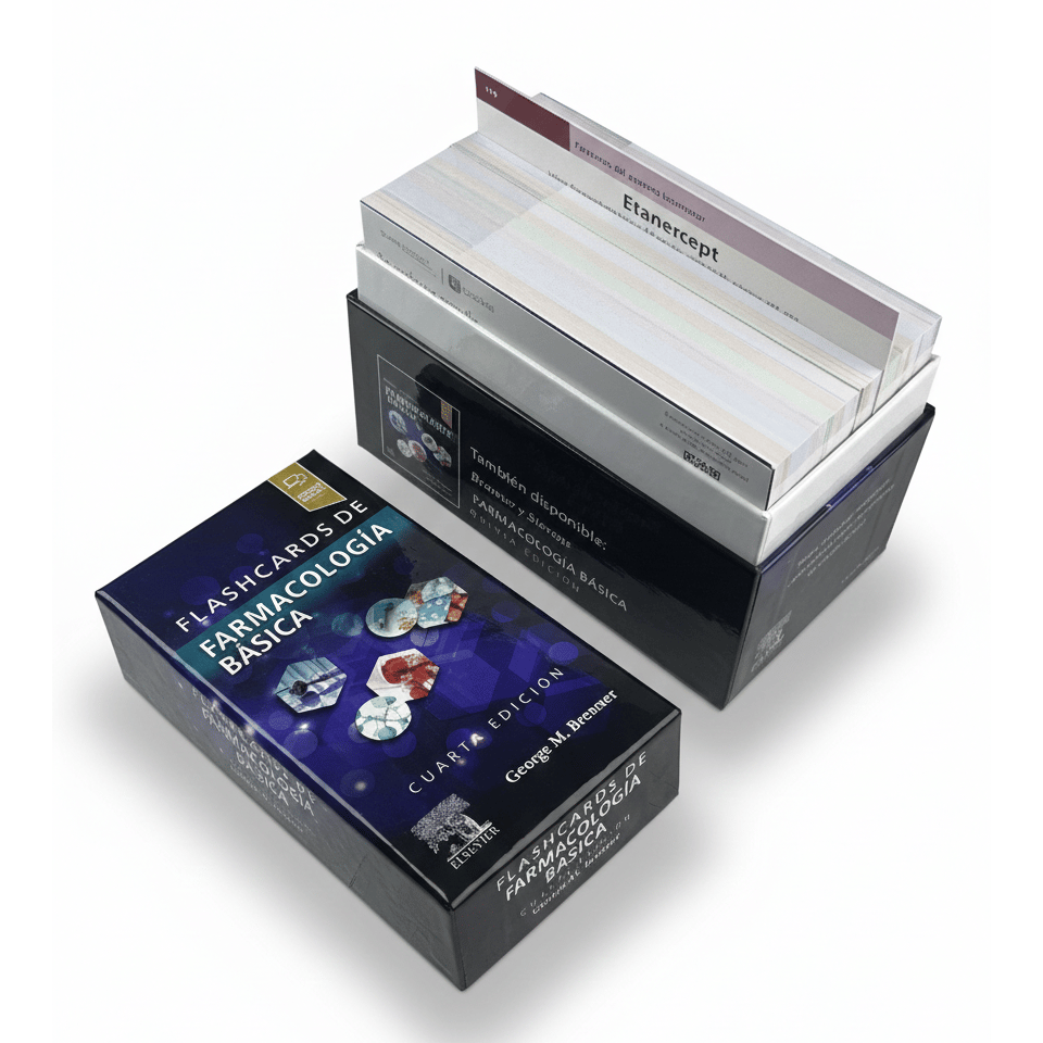 Flashcards de Farmacología Brenner - Cuarta Edición