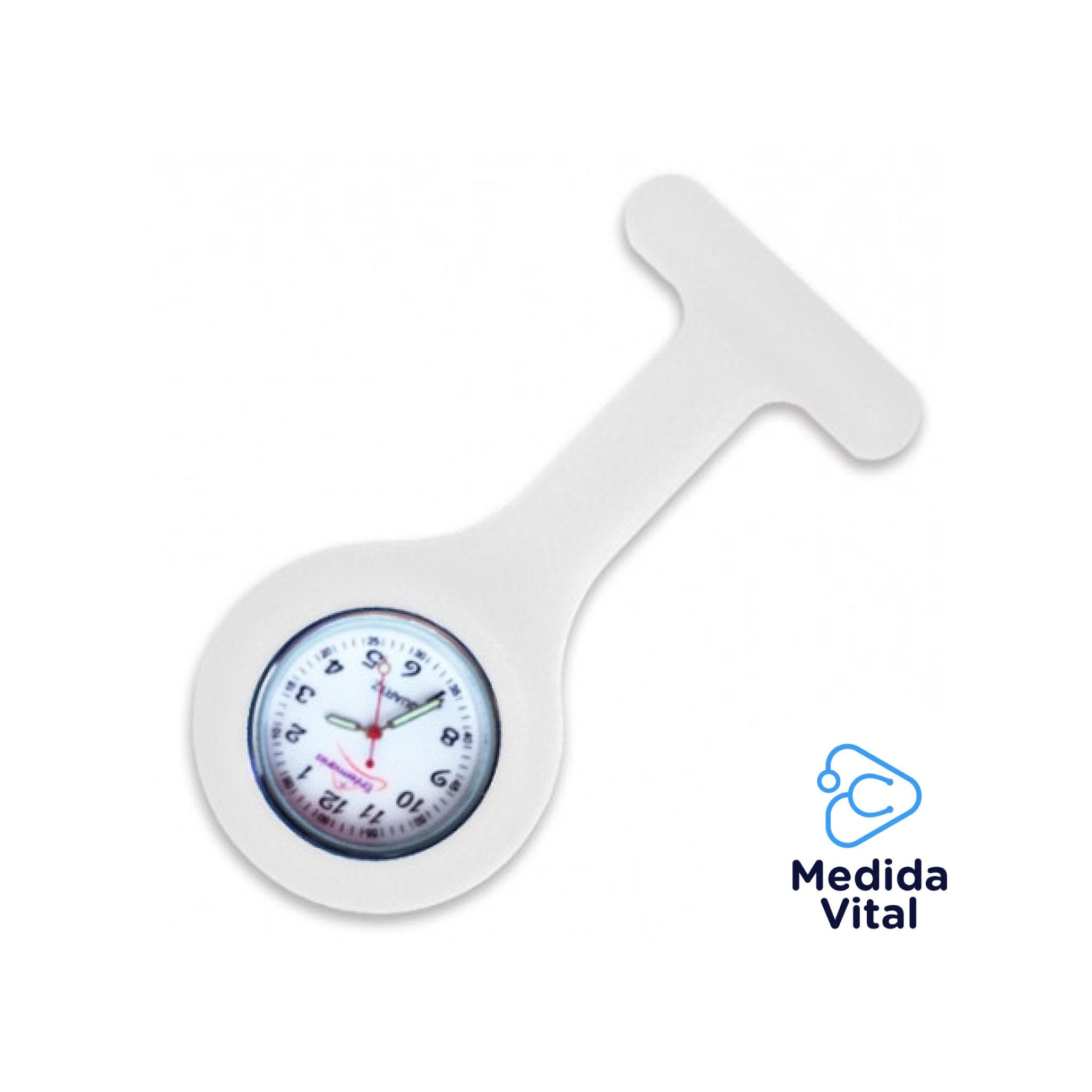 Reloj Segundero Silicona Blanco