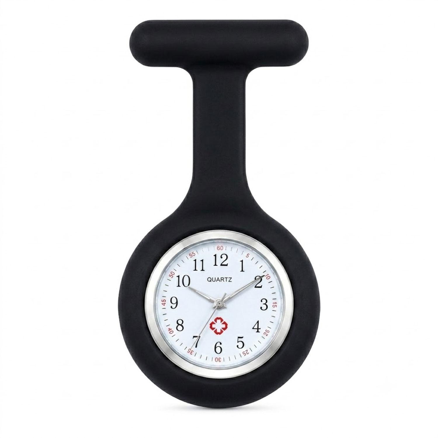 Reloj Segundero Silicona Negro