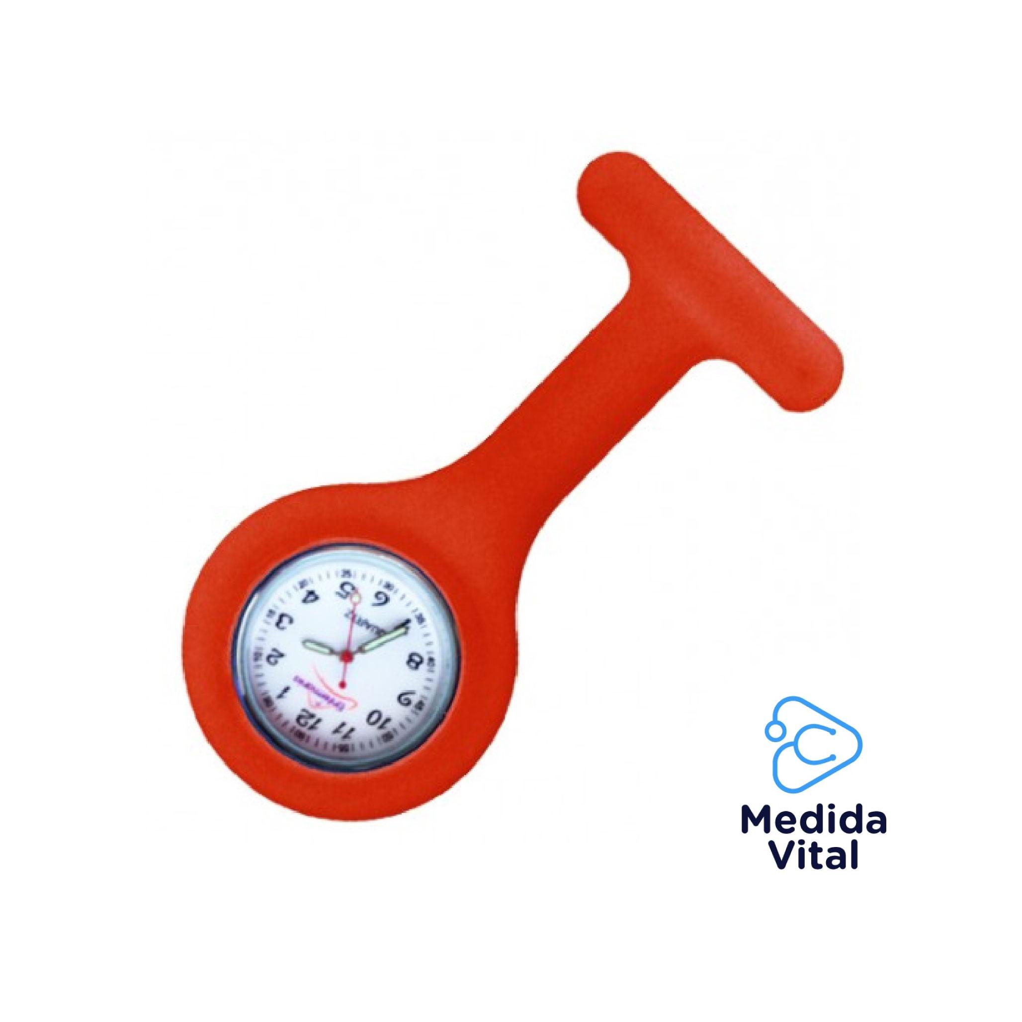 Reloj Segundero Silicona Rojo