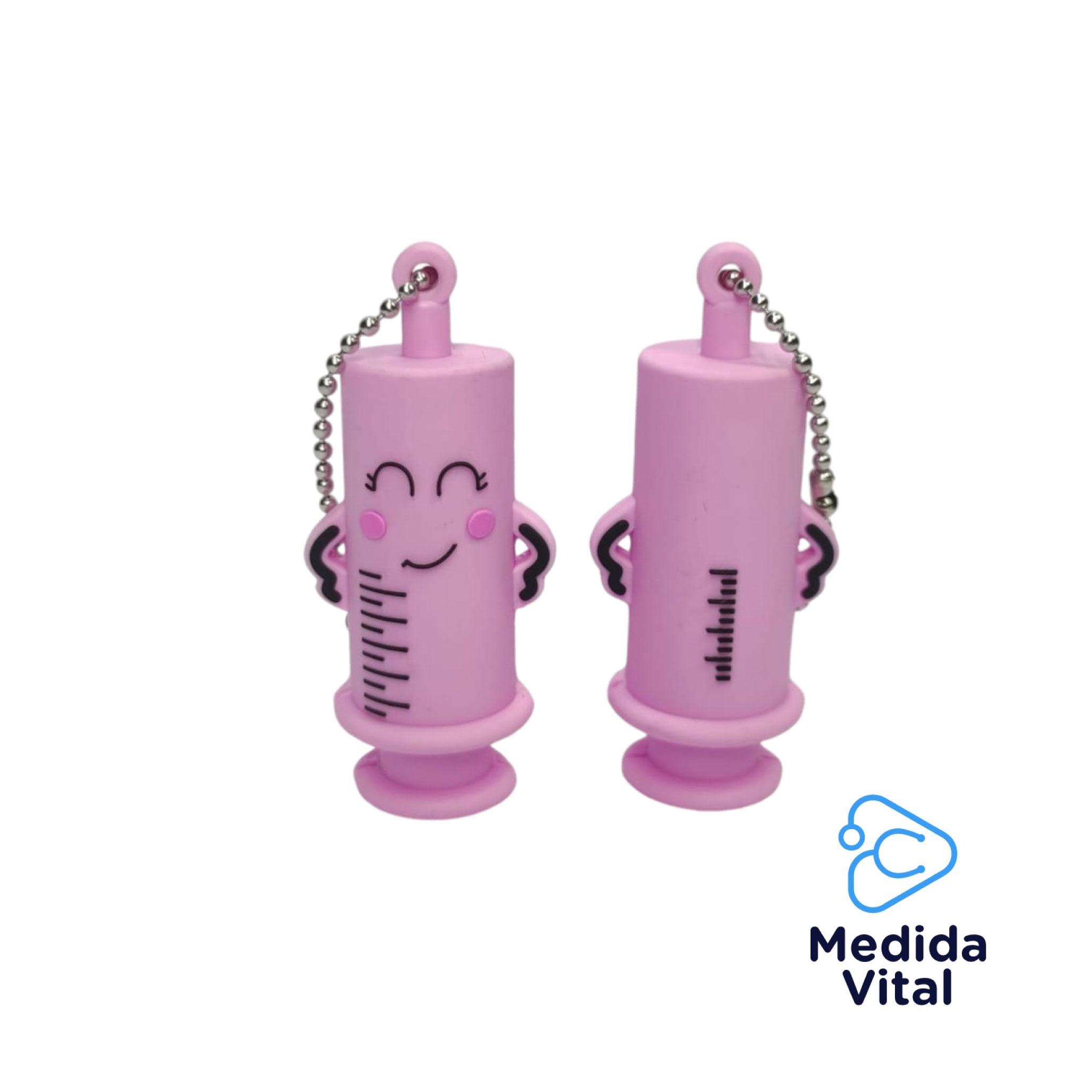Lapicero Rompe Ampollas Jeringa Rosa