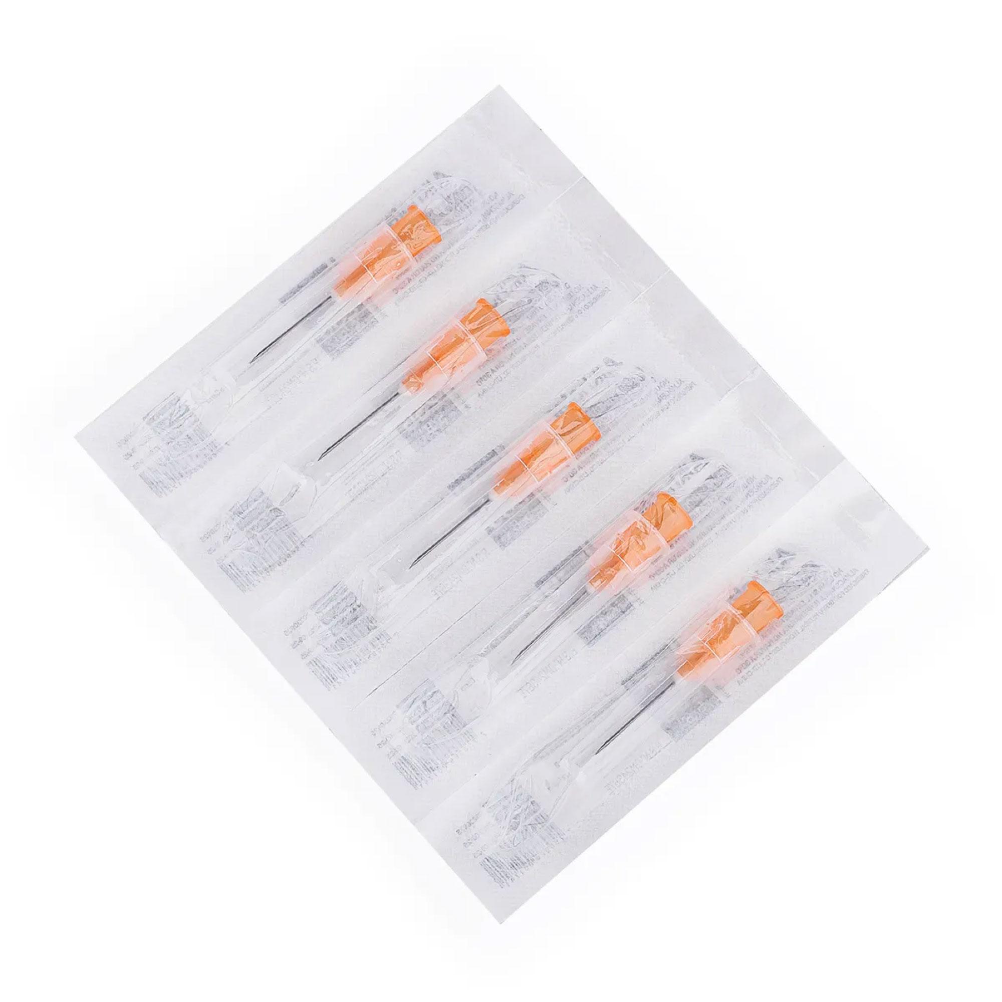 Aguja Hipodermica 25 x 5/8" Caja de 100 unidades